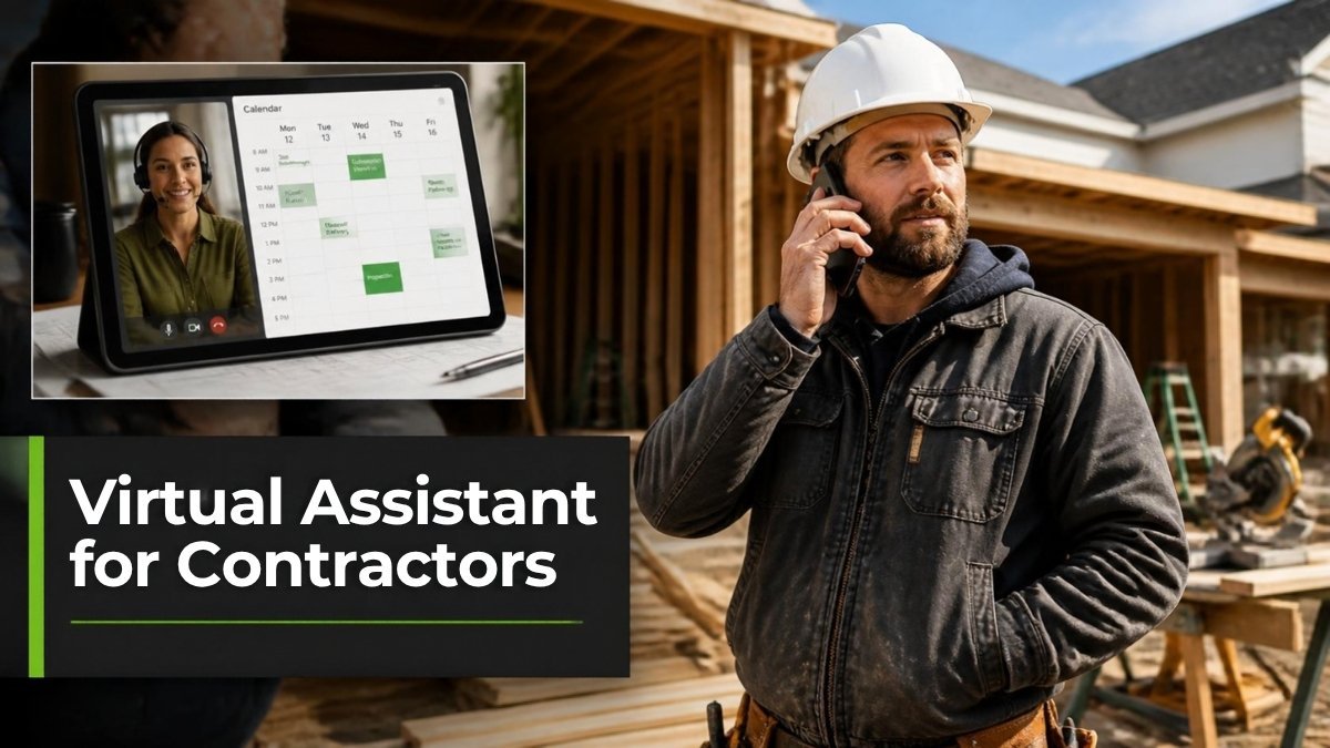 Roofing virtual assistant supporting a roofer on the job site